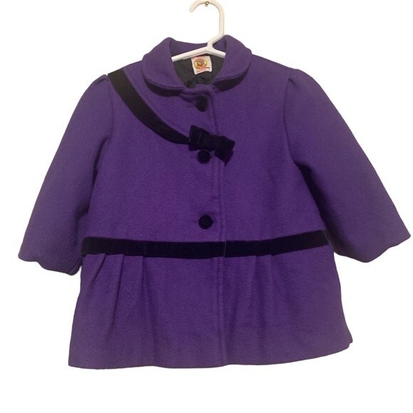 Disney Vintage Winnie the Pooh Wool blend coat Children’s size 3T - Picture 1 of 7